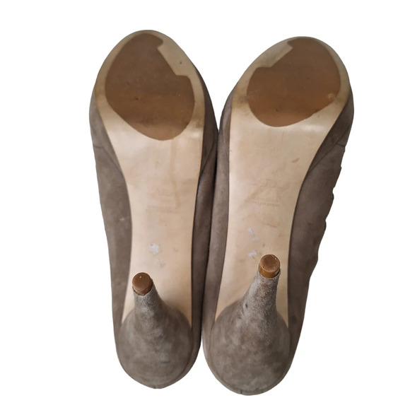 Zara Sz EU41/US10 Lace-up Cut-Out Caged Platform Sandals Heels - Picture 13 of 15